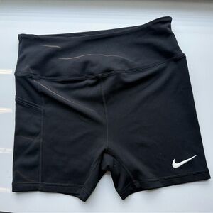 Nike Women's Black Bike/Gym Spandex Shorts